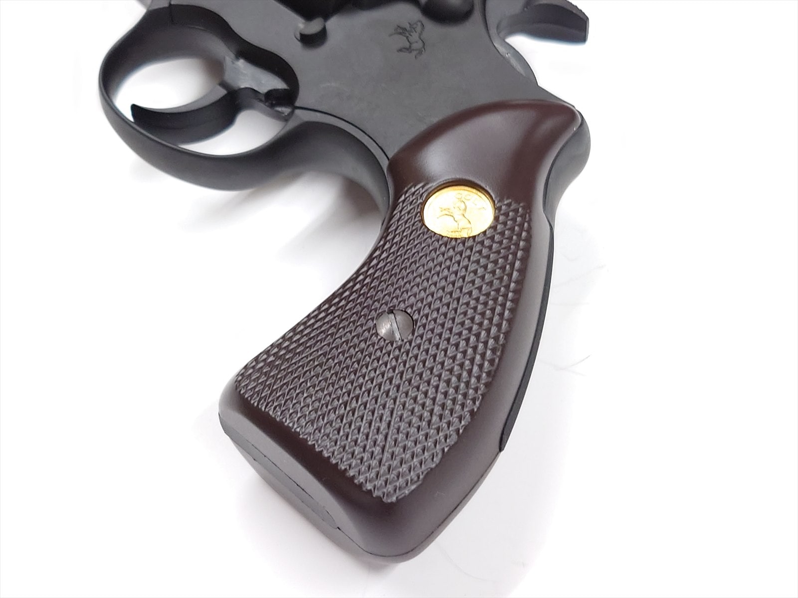 特選中古品】発火モデルガン CAW コルト ローマン MKIII 2インチ HW