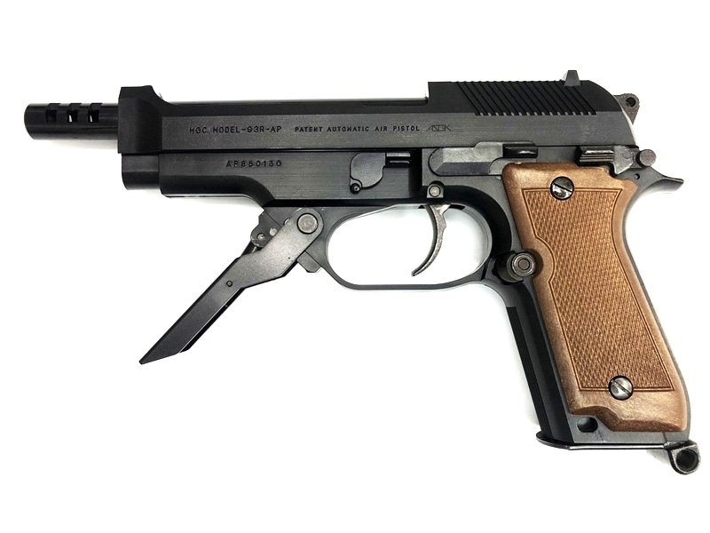 【木製グリップ】ベレッタ　MGC Model-93R-AP ガスガン 93R-AP ベレッタ ガスガン 木製グリップ】ベレッタ MGC Model-93R-AP
