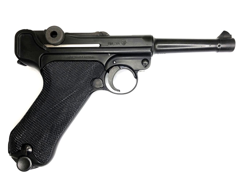タナカワークス ルガーP-08 HW4インチ 現行モデル 程度良 保管品 タナカワークス ルガー P08 4インチ R-Type HW ブラック