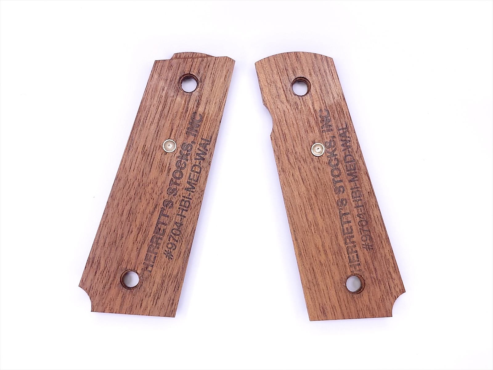 特選中古品】HERRETT'S STOCKS,inc 1911用木製グリップ フルチェッカー