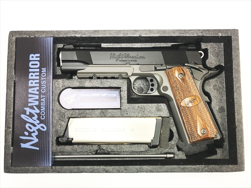 値下げ最終❗️東京マルイナイトウォーリア木製グリップ付きガスブロ良品 値下げ最終❗️東京マルイナイトウォーリア木製グリップ付き