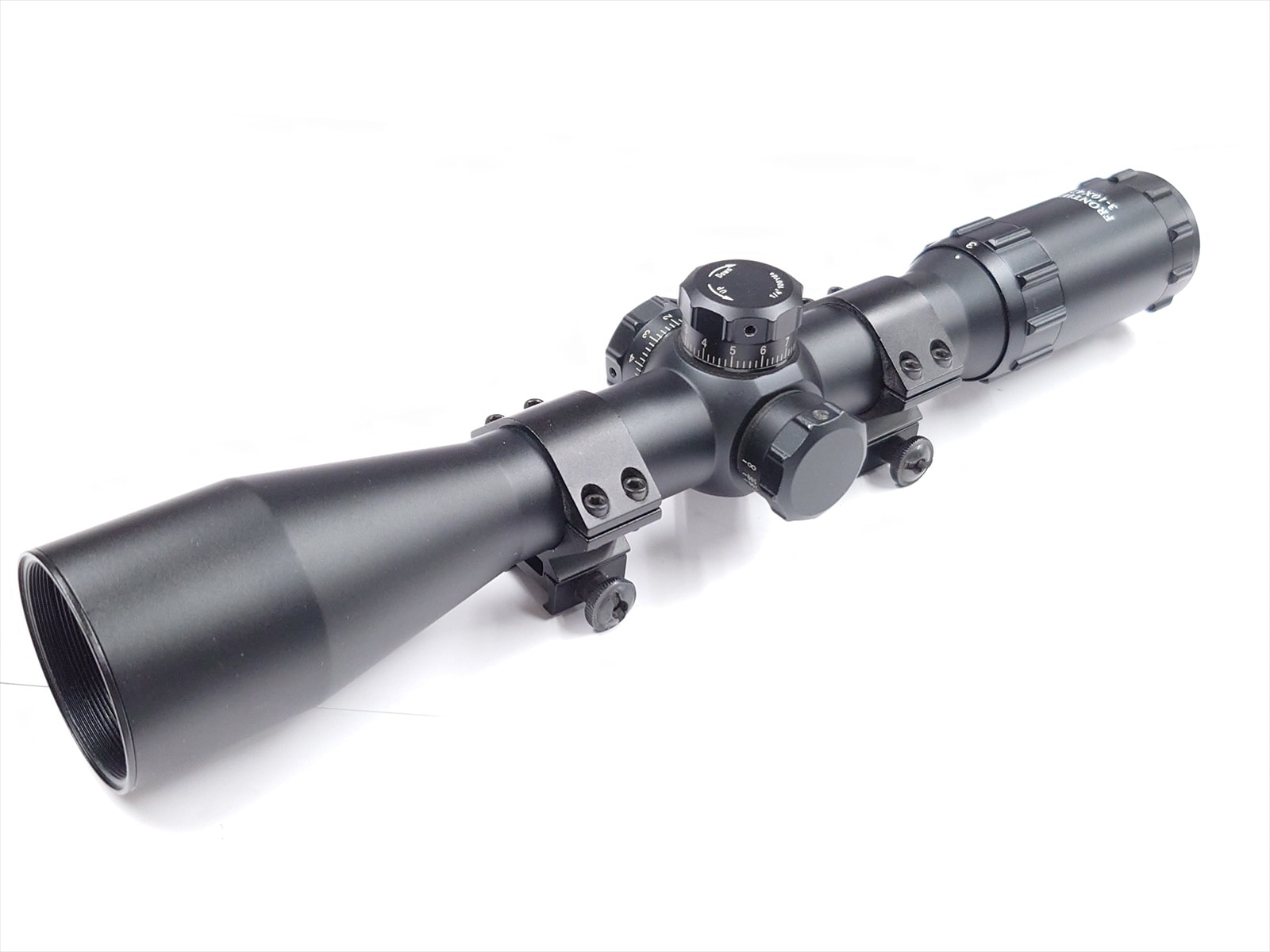 特選中古品】フロンティア 3-10×42 ミルドットレティクルサイド