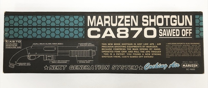 Micro―Cap7 CQ版 正規品 CD付属 ☆NEW HOP UP搭載 新ロット☆【 マルゼン製 】CA870 ソードオフ