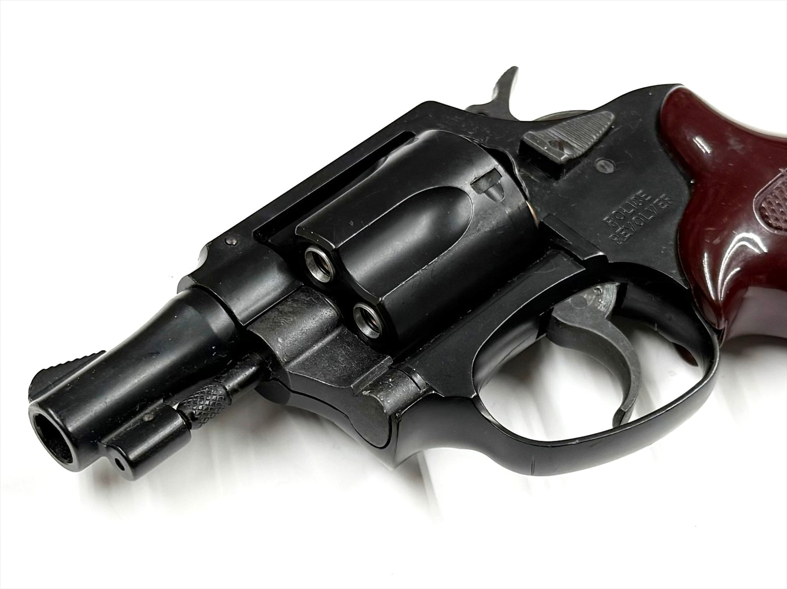 特選中古品】カート式ガスリボルバー マルシン 6mmBB ポリスリボルバー