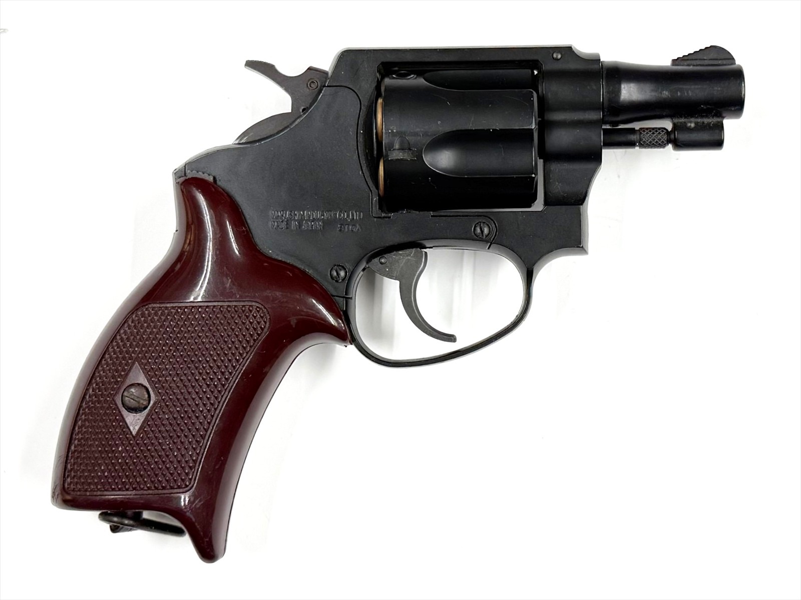 特選中古品】カート式ガスリボルバー マルシン 6mmBB ポリスリボルバー