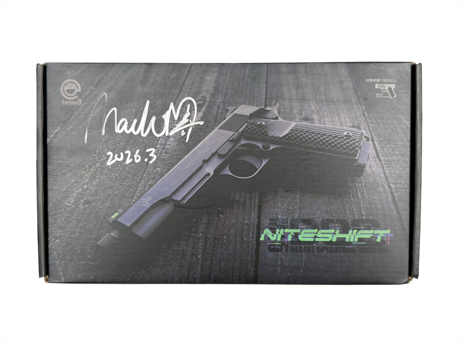 マック堺レビュー品】carbon8 CO2ガスブローバック M45DOC NiteShift