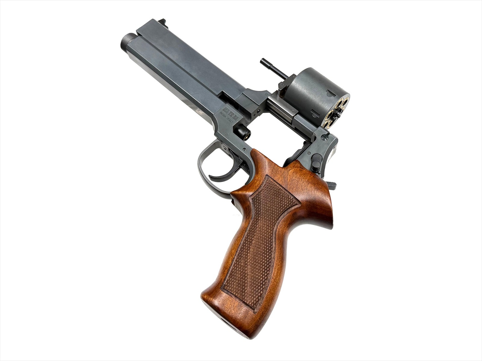 マルシン 6mmBBガスガン マテバリボルバー 6インチ 木製グリップ仕様