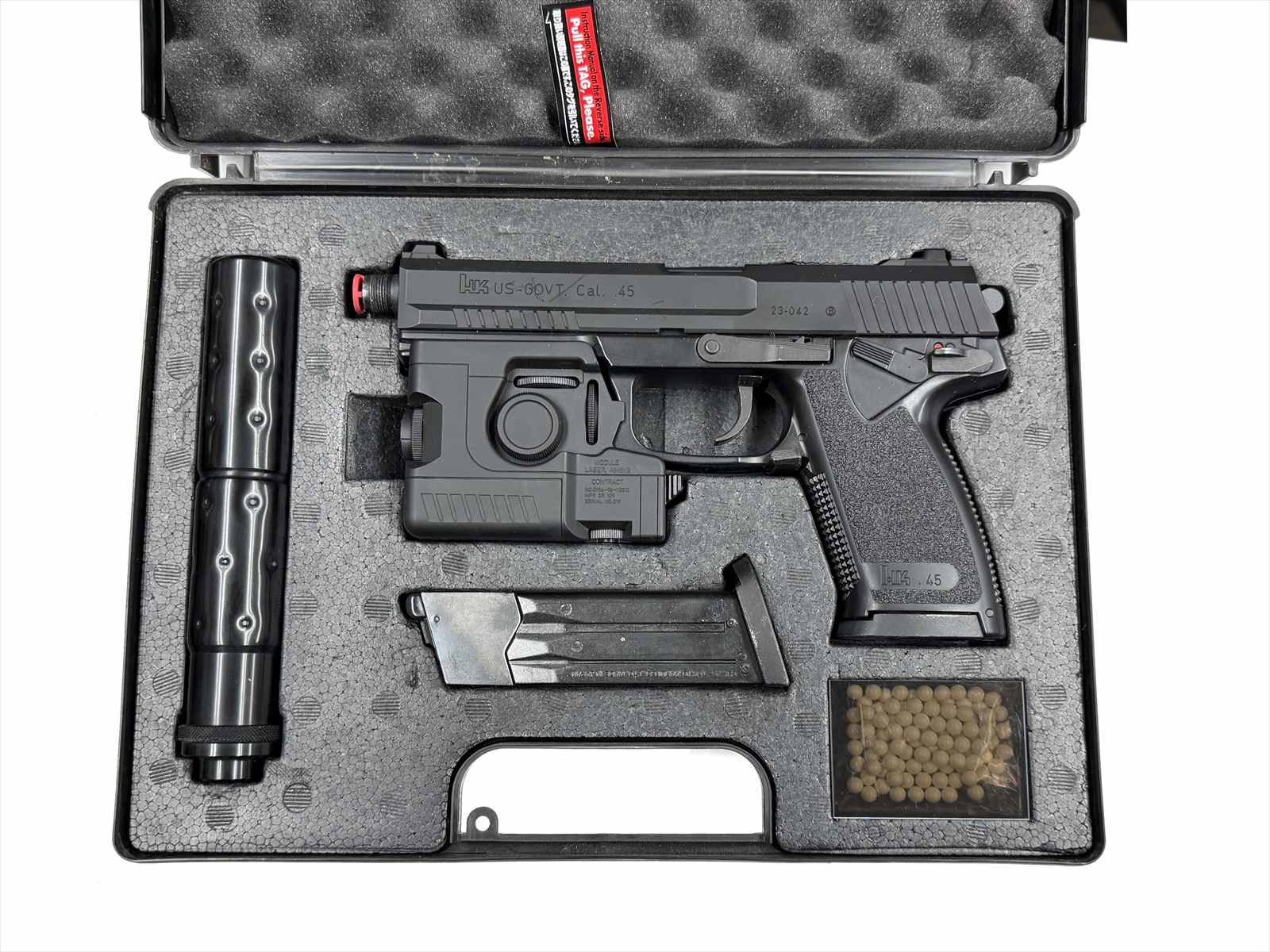 東京マルイ 固定スライドガスガン SOCOM Mk23 プロトモデル 中古 東京マルイ 固定ガスガン SOCOM MK23 ソーコム Mk23 ガスガン 固定