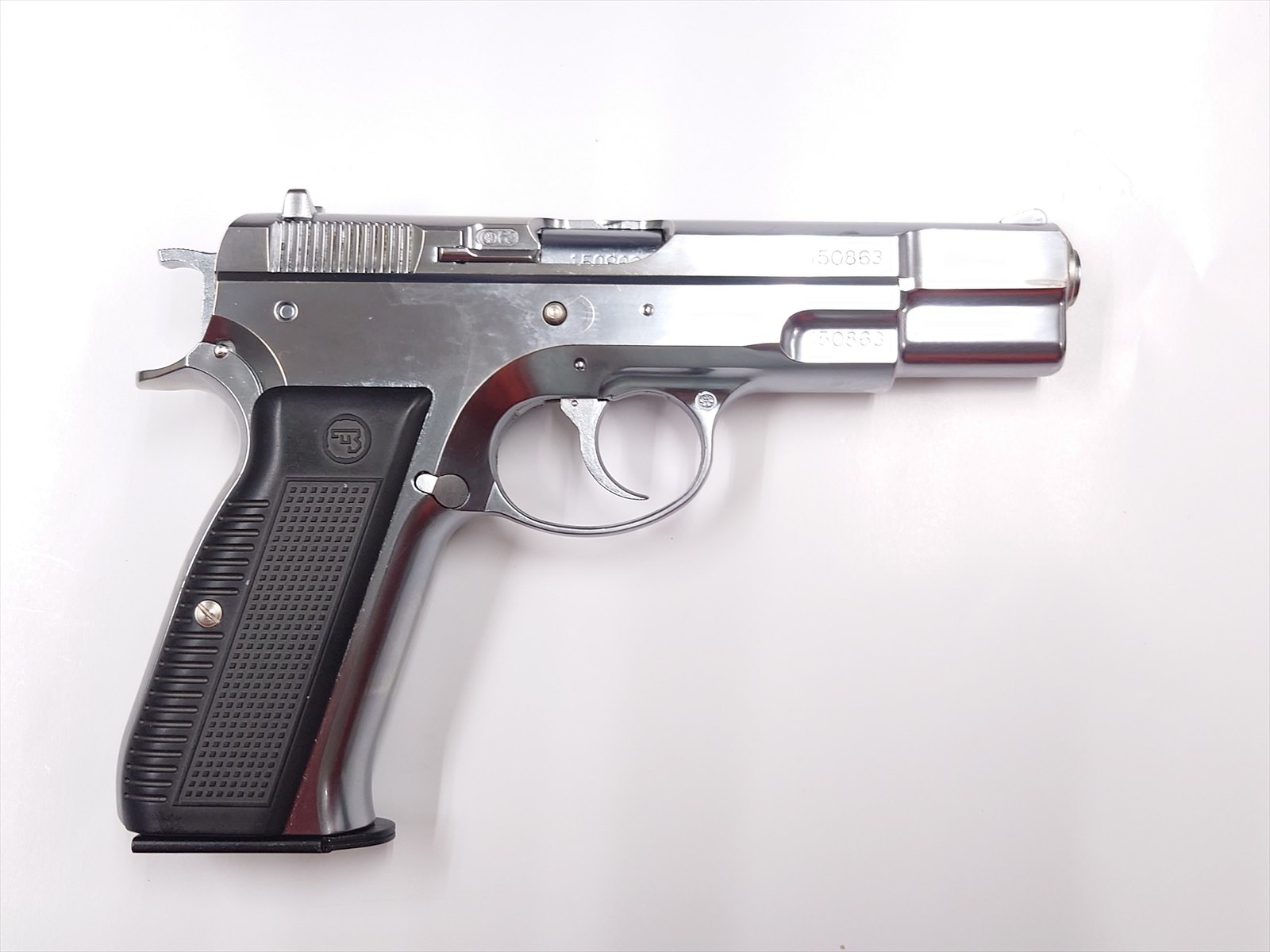 マルシン ABS エアガン CZ75  カート排莢式 シルバー 訳有り だが美品 マルシン工業 マルシン Cz75 カート式 ABS シルバー（排莢式 ガス