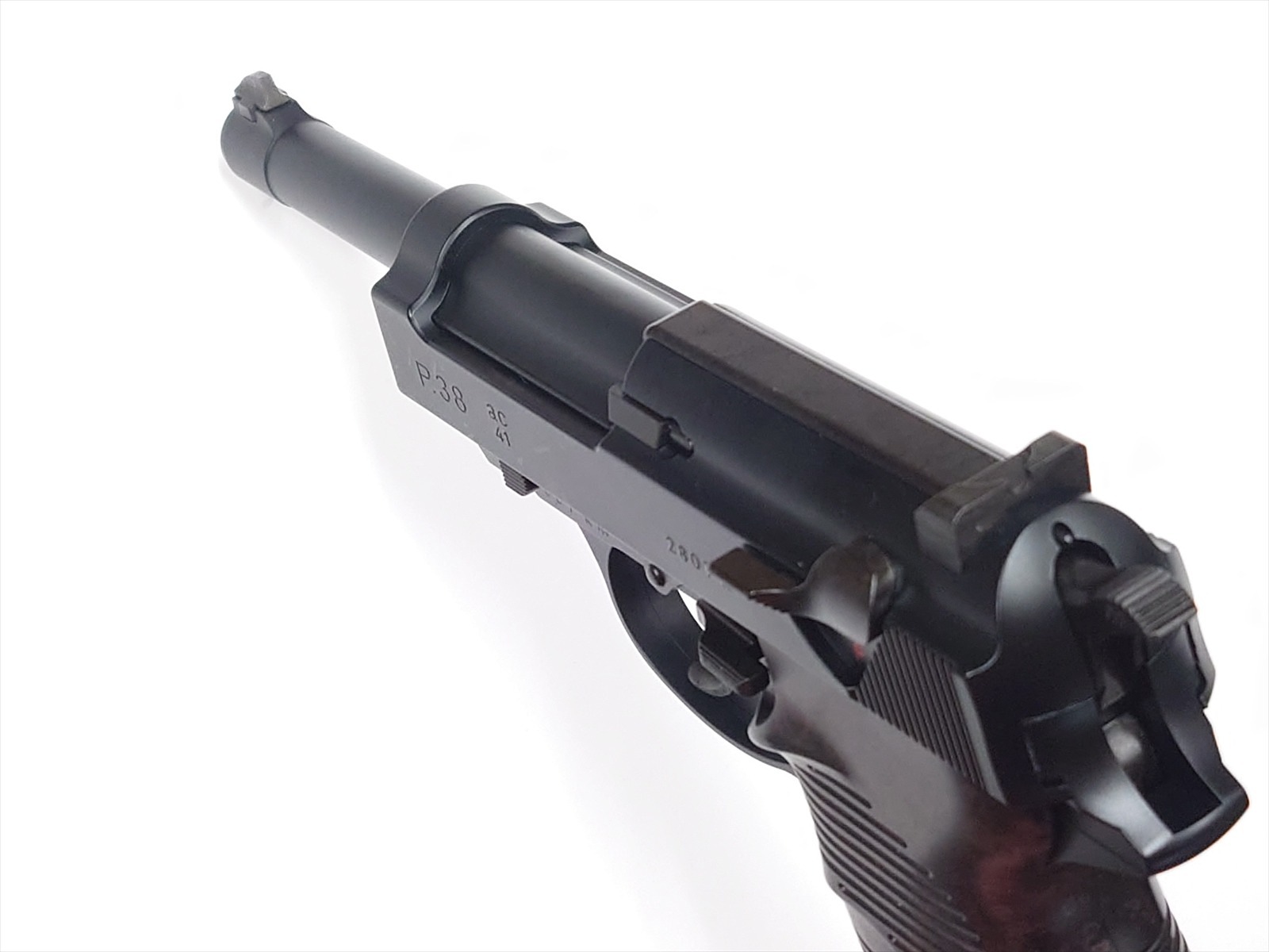 特選中古品】ガスブローバック マルゼン ワルサーP38 ac41 ブラック