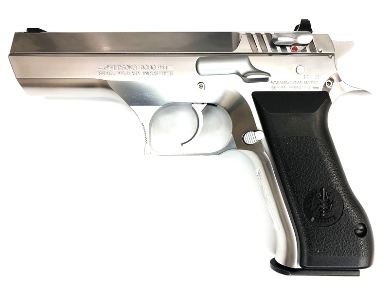 希少　ハドソン　ジェリコ941 プロ塗装済み　ガスブローバック ハドソン] ジェリコ /JERICHO 941 HWブラック 可変HOP搭載 ガスブロー