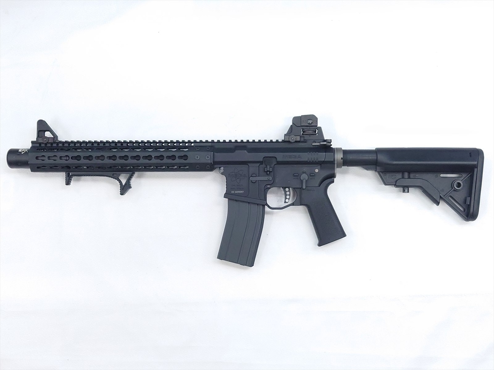 特選中古品】ガスブローバック KSC Mega MKM AR15 カスタム アッパー2