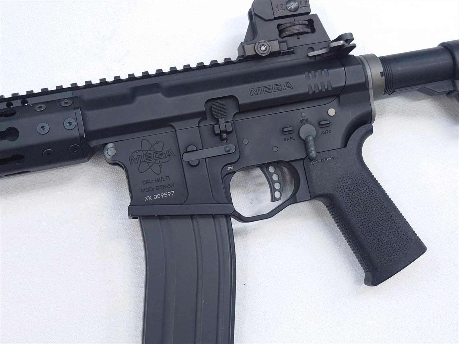 特選中古品】ガスブローバック KSC Mega MKM AR15 カスタム アッパー2