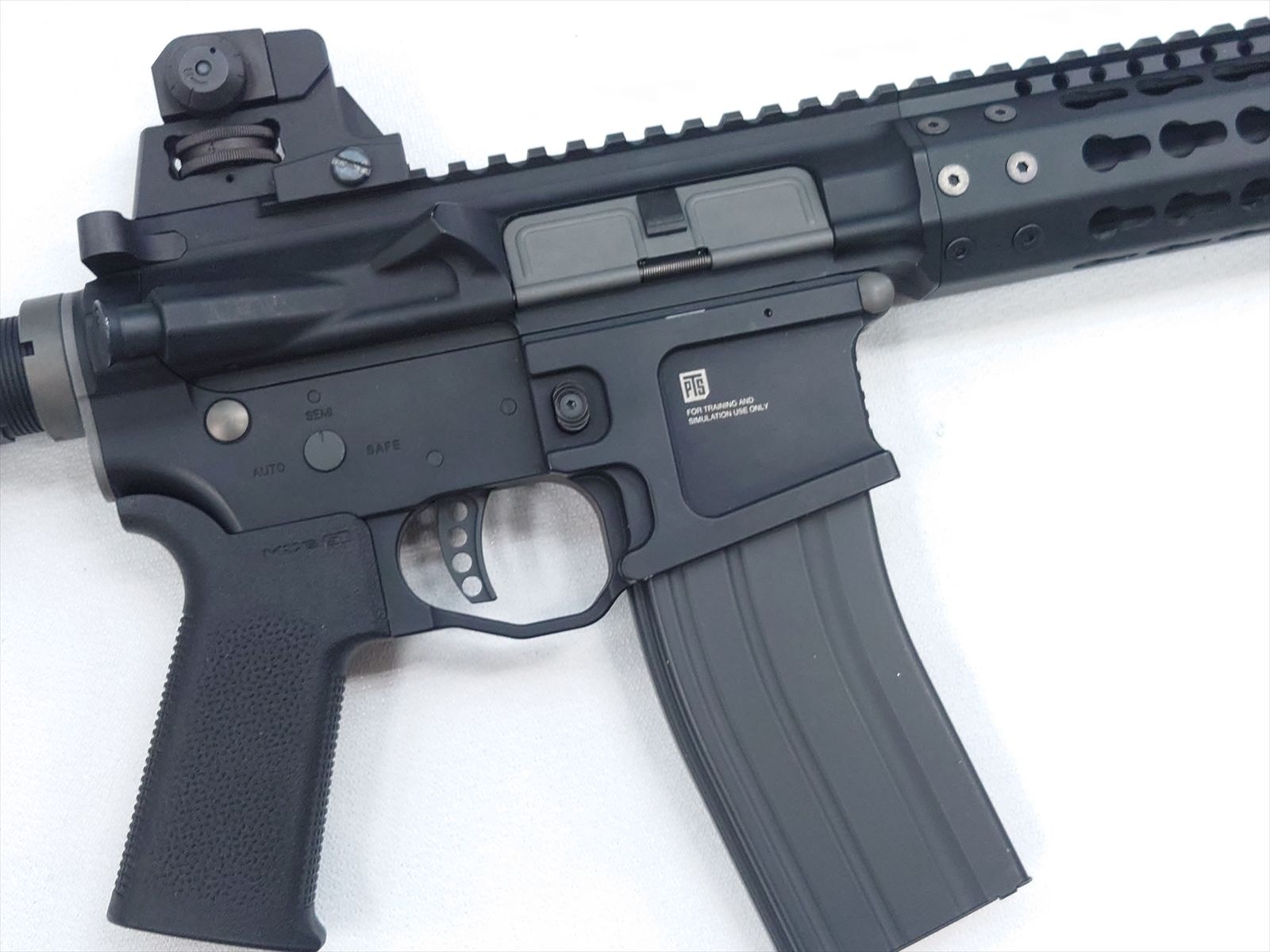 特選中古品】ガスブローバック KSC Mega MKM AR15 カスタム アッパー2