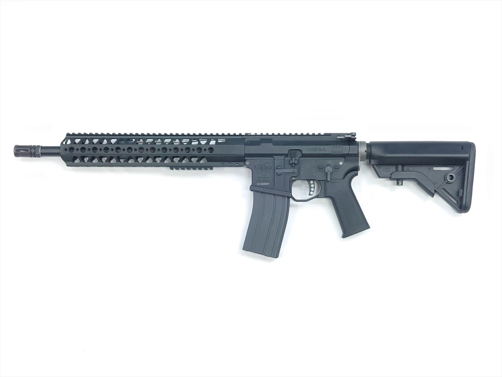 特選中古品】ガスブローバック KSC Mega MKM AR15 カスタム アッパー2