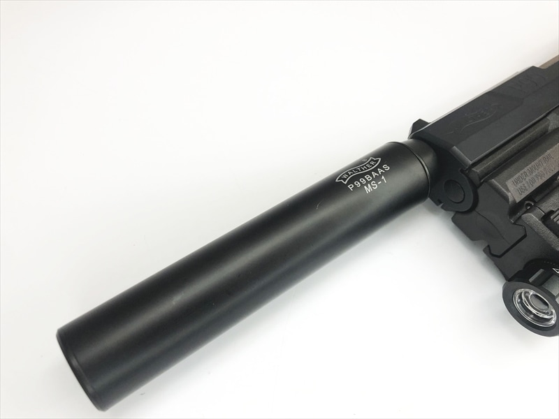 P99 エアガン サイレンサー付き　最終値下げ MARUZEN（エアガン） □フルセット□ ガスガン ワルサーP99 FS