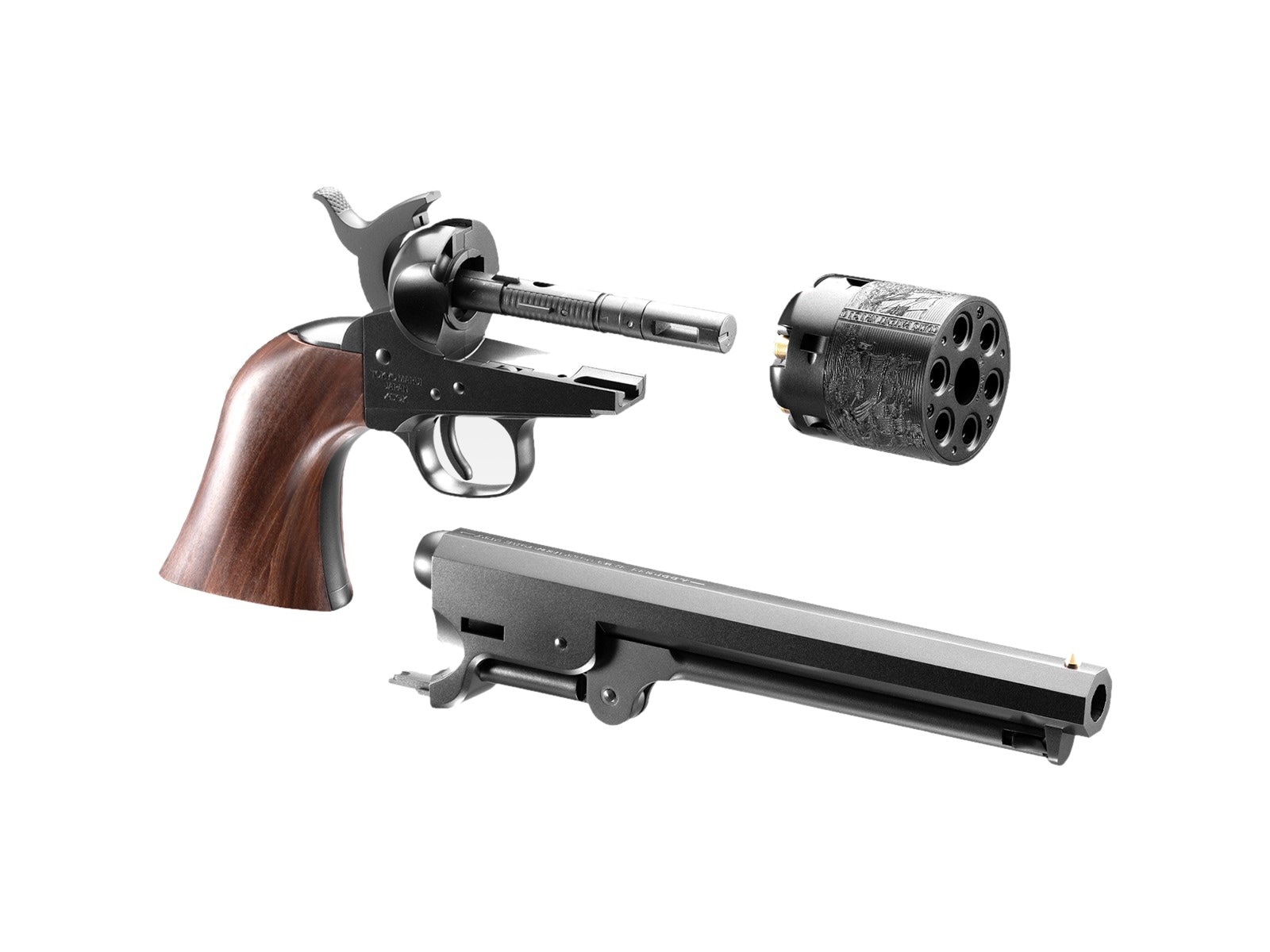 お得なセット販売！》東京マルイ エアーリボルバープロ M1851 NAVY+