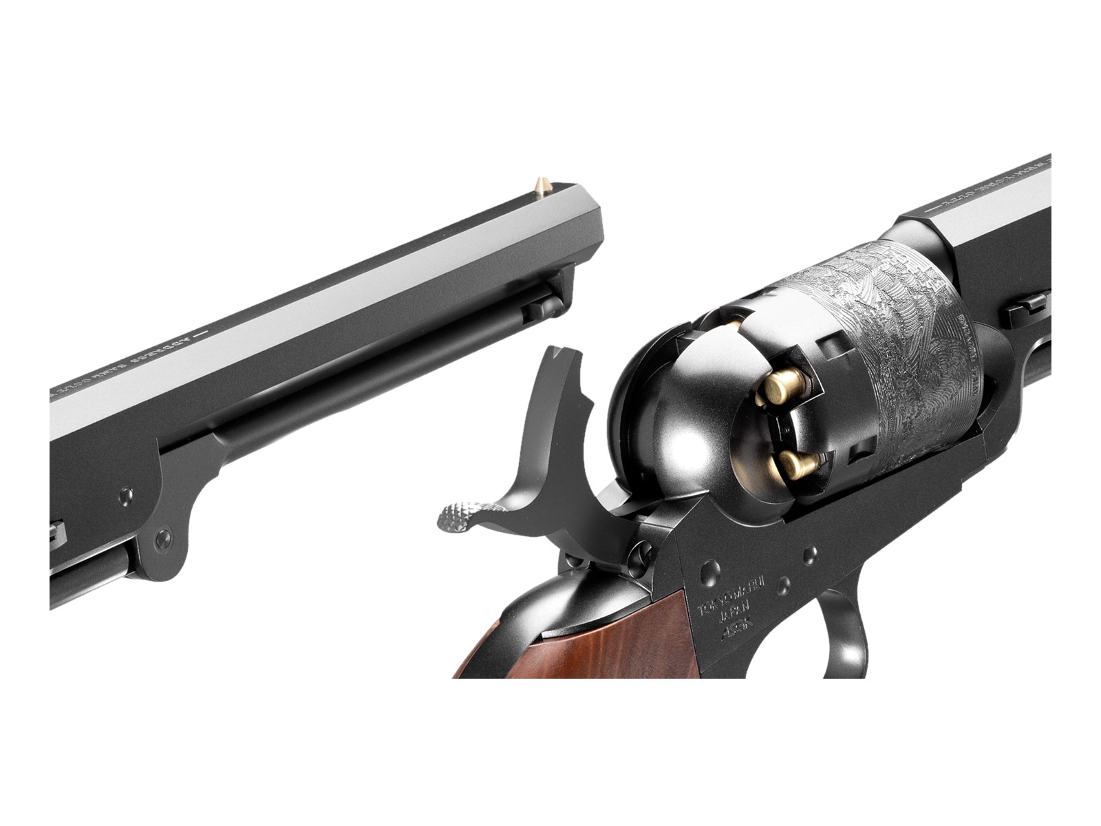 お得なセット販売！》東京マルイ エアーリボルバープロ M1851 NAVY+