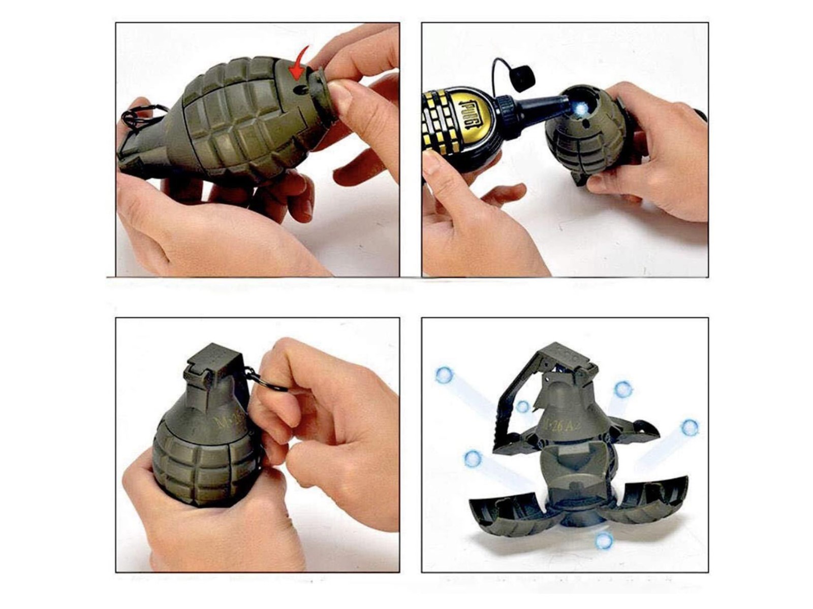 UFC 82-2式タイプ スプリングパワーグレネード BK/O.D. | UFC