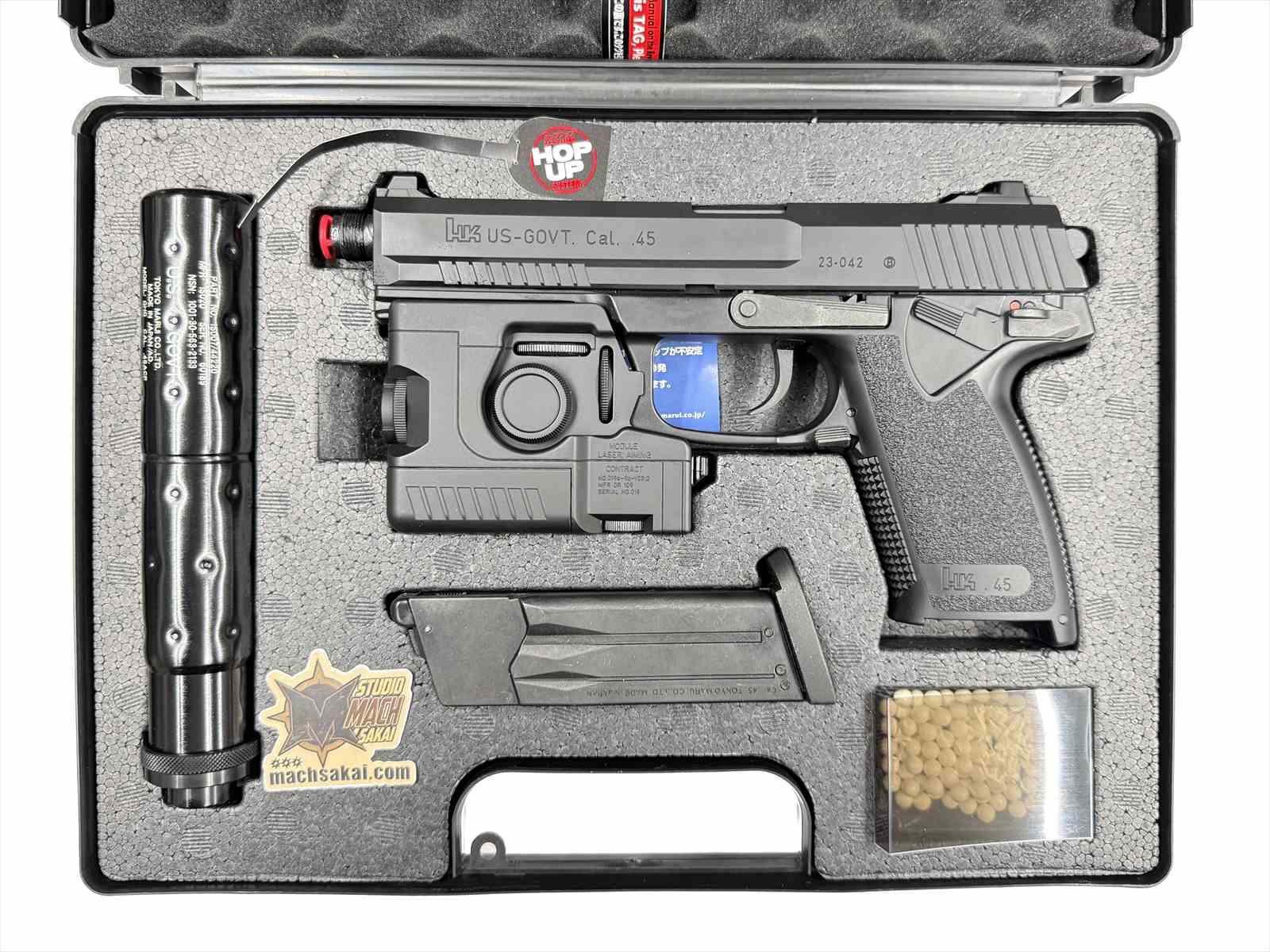 マック堺レビュー品】東京マルイ 固定スライドガスガン ソーコム Mk23