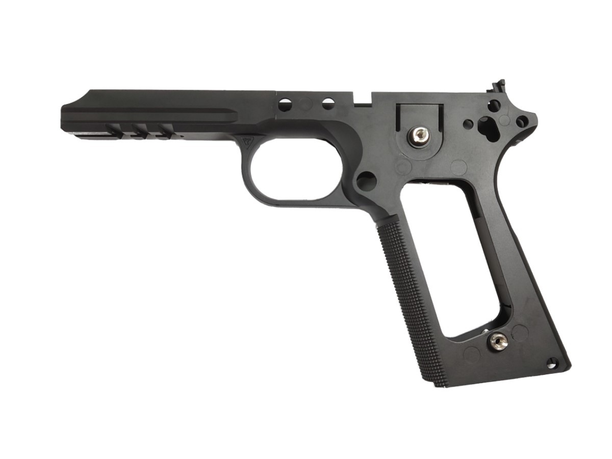 鬱*〜様 タニオコバレールドフレーム SFA刻印 チェッカーtype センターグ タニオコバ MEU レイルドフレーム チェッカータイプ ブラック