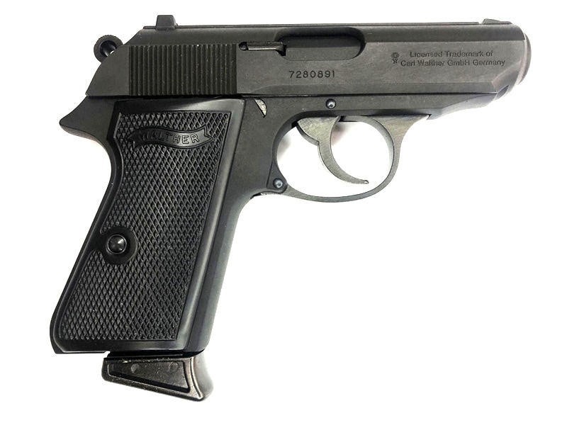 特選中古品】発火モデルガン マルシン ワルサーPPK/S ブラックHW
