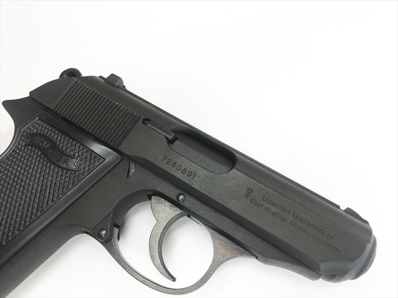 特選中古品】発火モデルガン マルシン ワルサーPPK/S ブラックHW