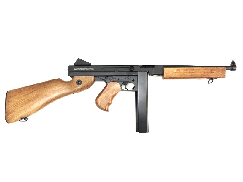 売り切れ【特選中古品】電動ガン CYMA トンプソンM1A1 フェイクウッド