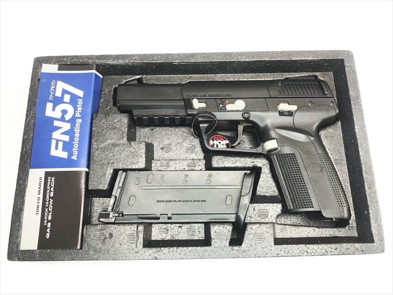 CyberGun FN5-7 Tactical ガスブローバックピストル BK ブラック