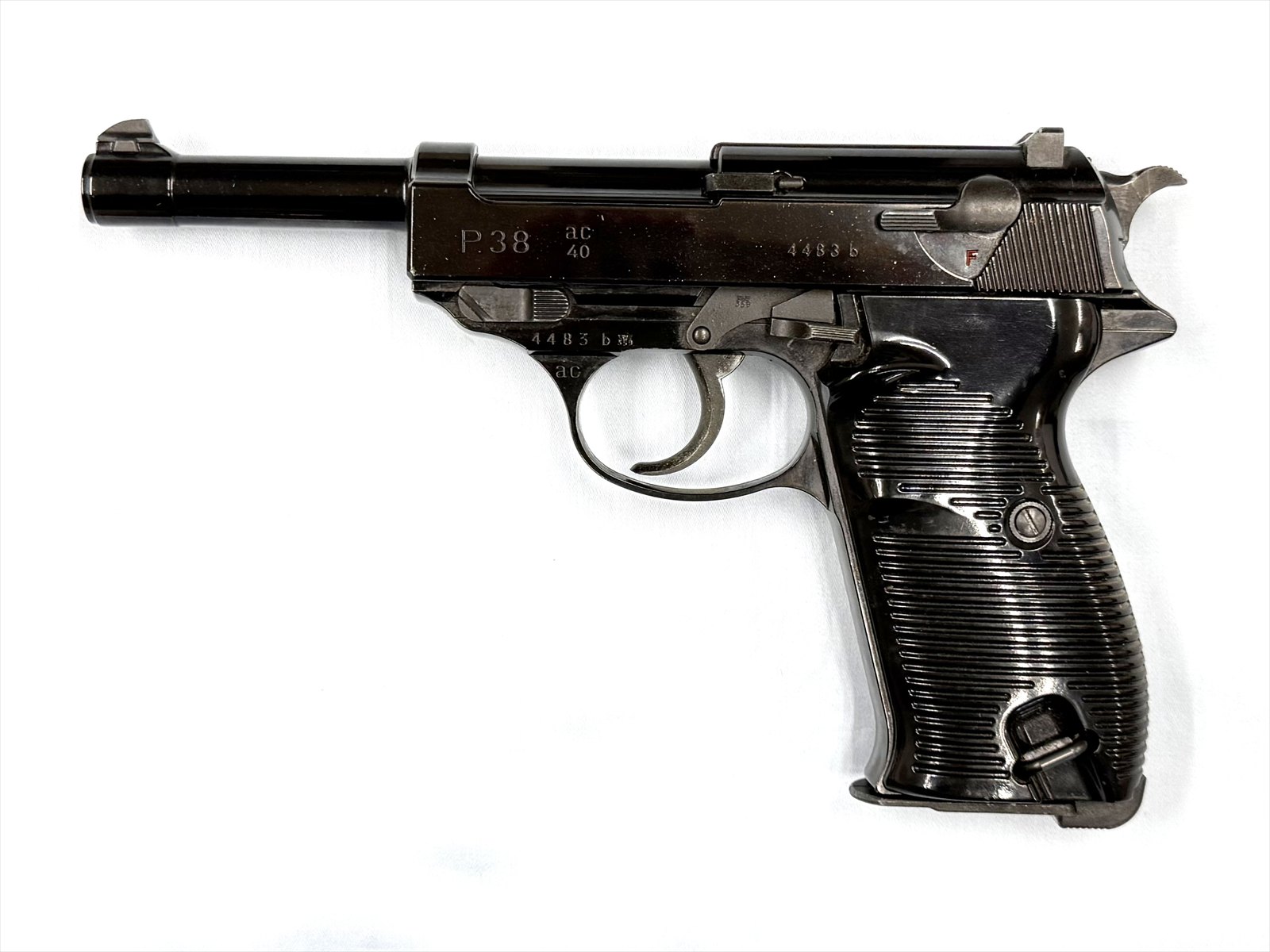 [★中古] マルゼン　ワルサーP38　ブラックメタル　ガスブローバック 特選中古品】マルゼン ガスブローバック ワルサーP38 ac40 ブラック