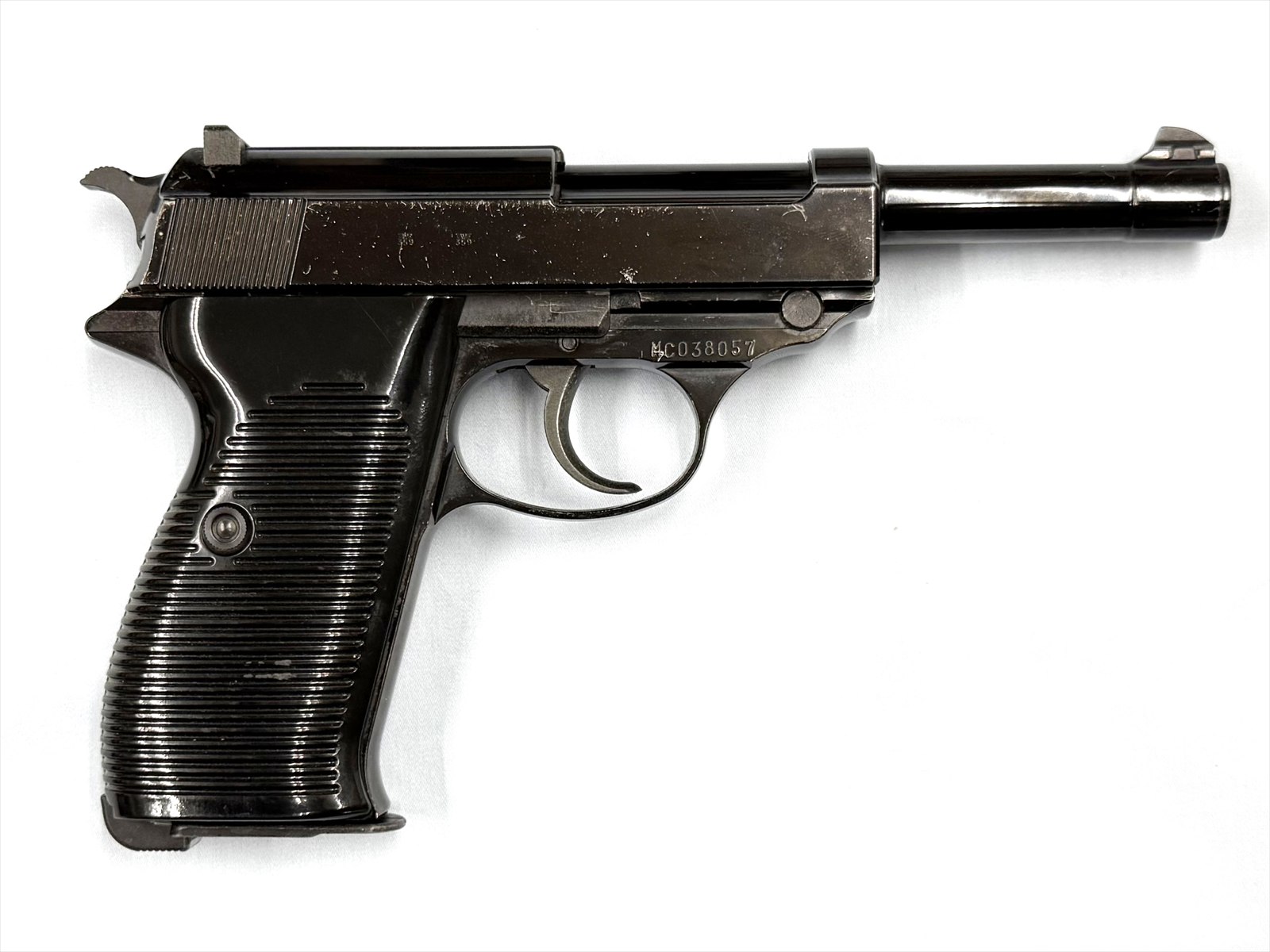 [★中古] マルゼン　ワルサーP38　ブラックメタル　ガスブローバック マルゼン] ワルサーP38 ブラックメタル ブローバックガスガン (中古)の