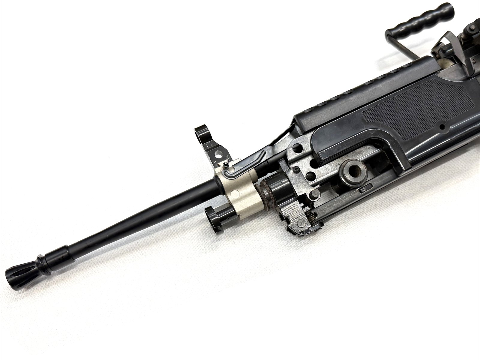 【TOP】M249 MINIMI 自衛隊Ver / R2500BOXマガジン付き 特選中古品】電動ガン TOP-JAPAN M249 MINIMI 自衛隊バージョン