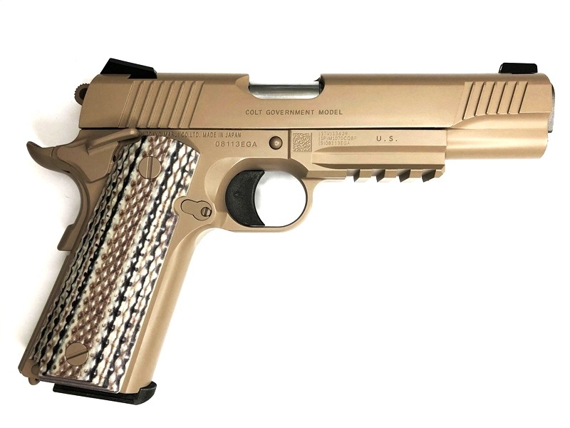 特選中古品】ガスブローバック 東京マルイ USMC M45A1 CQBピストル FDE