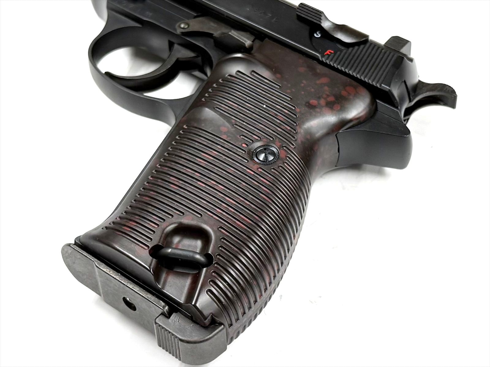 特選中古品】ガスブローバック マルゼン ワルサーP38 ac41 ブラック