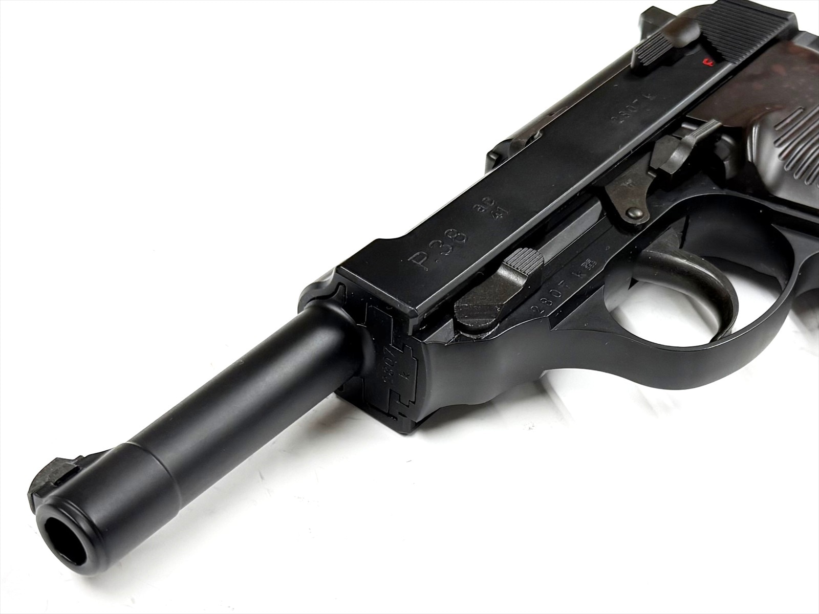 特選中古品】ガスブローバック マルゼン ワルサーP38 ac41 ブラック