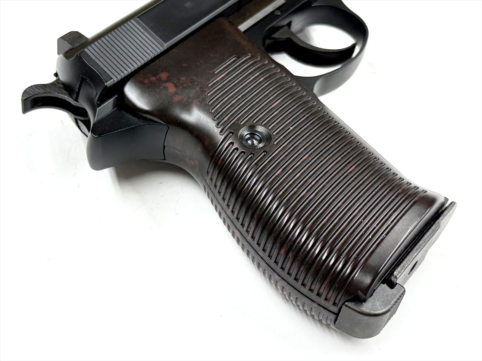 特選中古品】ガスブローバック マルゼン ワルサーP38 ac41 ブラック