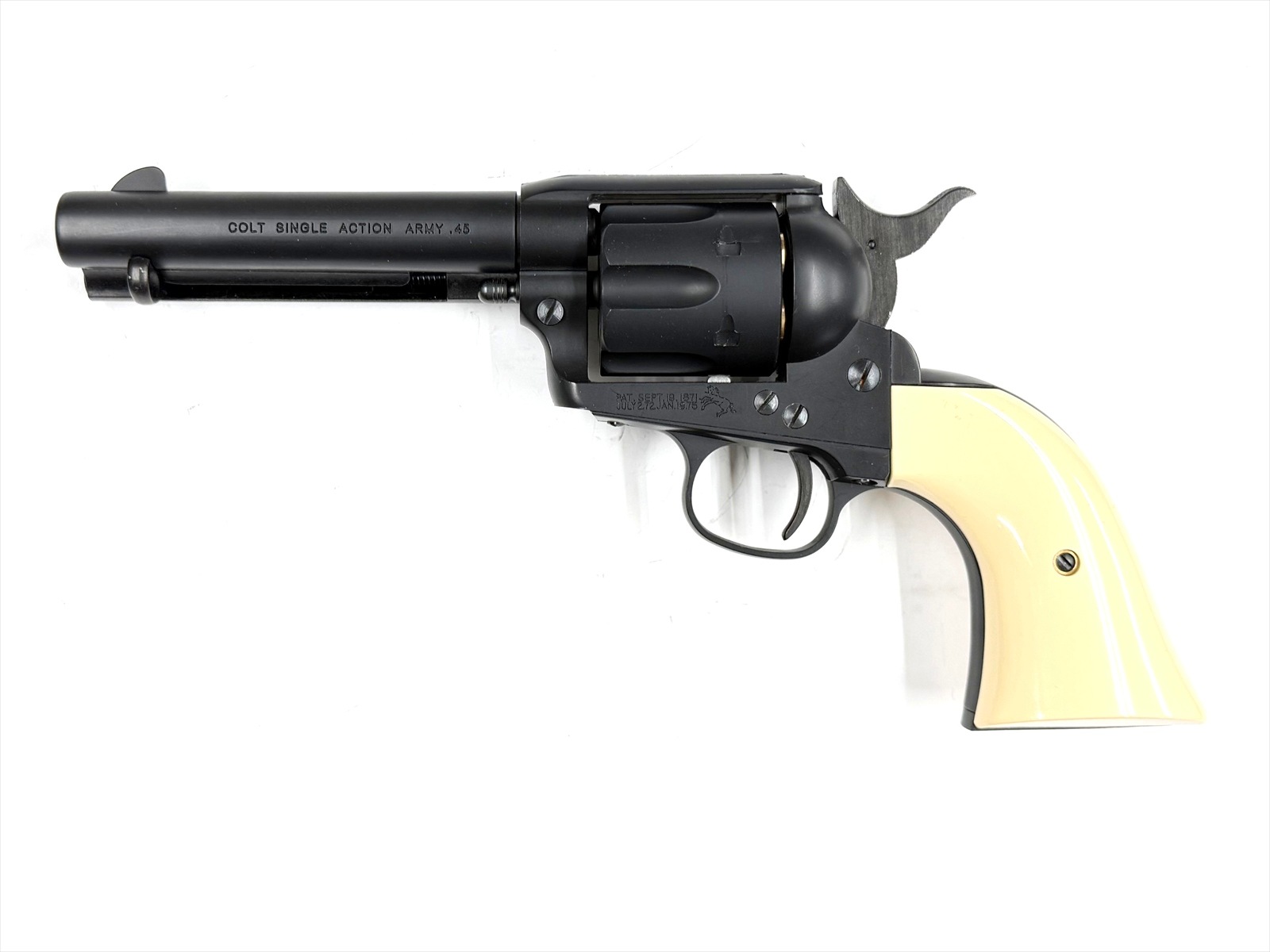 マルシン SAA マットブラックABS 特選中古品】ガスガン マルシン 6mmBB NEW SAA.45 シビリアン マット