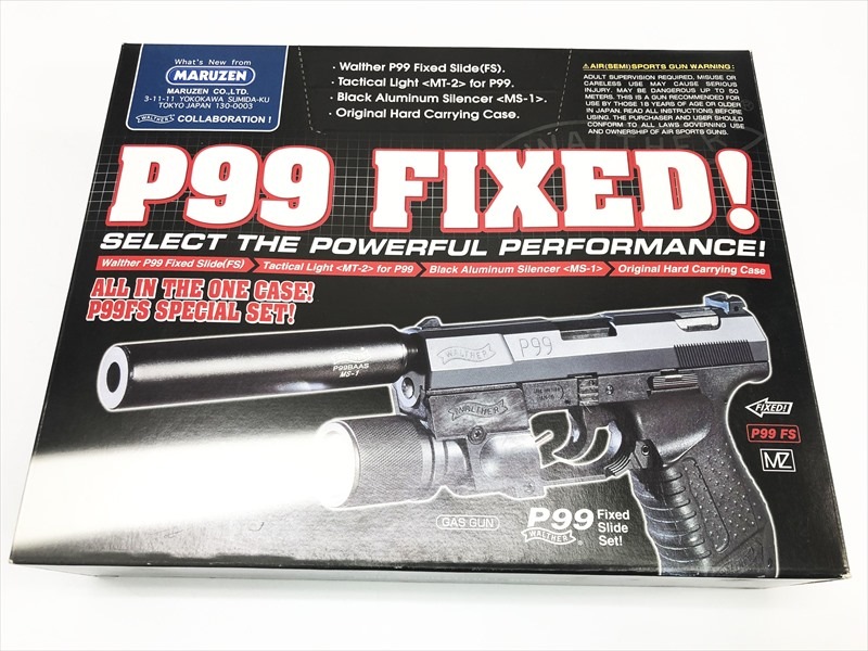 売り切れ【特選中古品】固定スライドガスガン マルゼン ワルサーP99FS 売り切れ【特選中古品】固定スライドガスガン マルゼン ワルサーP99FS