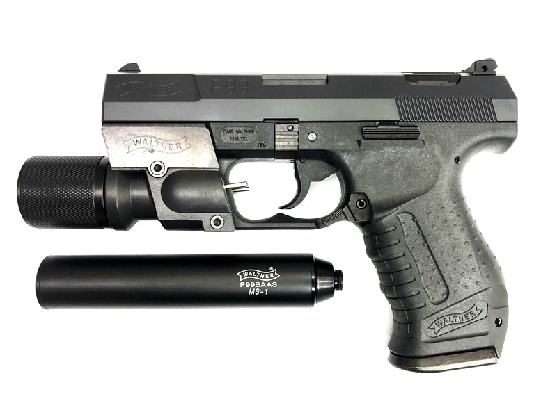 マルゼン] ワルサー P99 FS フィクスドスライド サイレンサーモデル