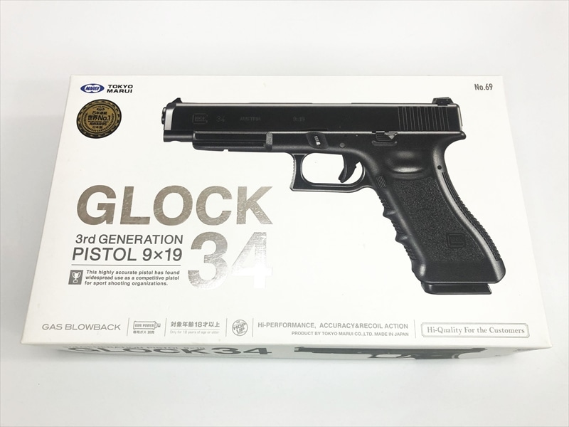 ほぼ未使用　GLOCK 34 ガスガン E&C 1202 GLOCK34 TTI ガスブローバック | エアガン,ミリタリー