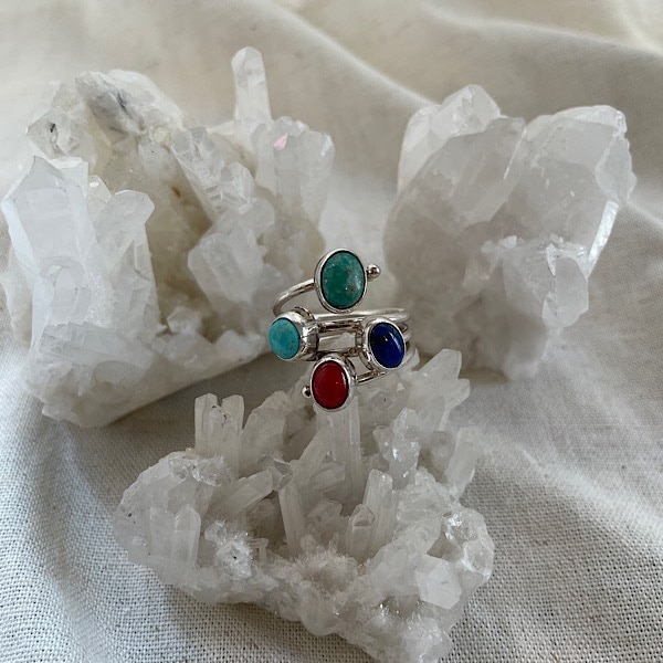 天然石リング | リング,石リング | インディアンジュエリーセレクト