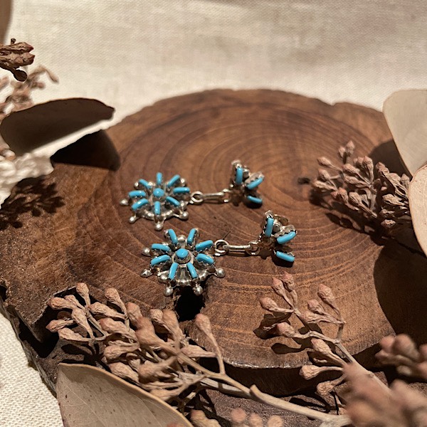 クラスターピアス | ピアス,石ピアス | インディアンジュエリー