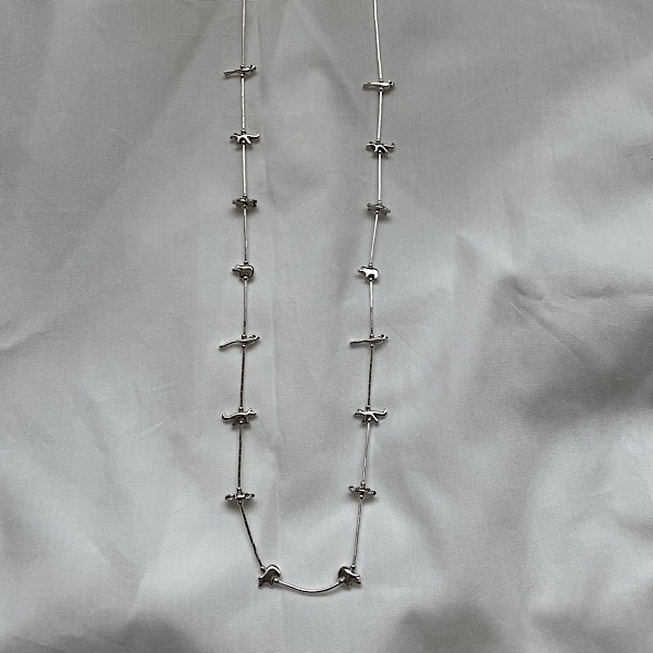 シルバーSフェティッシュ70㎝ | ネックレス | インディアンジュエリー