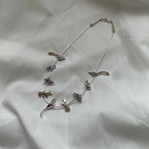 シルバーLフェティッシュ40cm | ネックレス | インディアンジュエリー