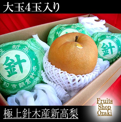 和梨の王様 針木産・黒岩産新高梨4k 4玉入り | 秋 Autumn fruits,新