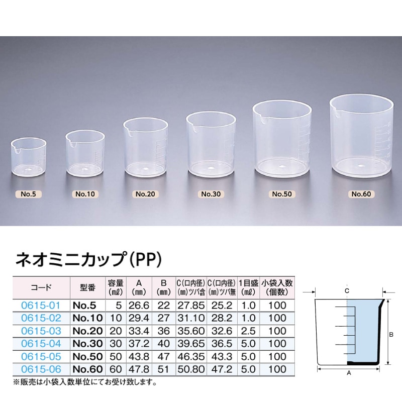 ネオミニカップ（PP）