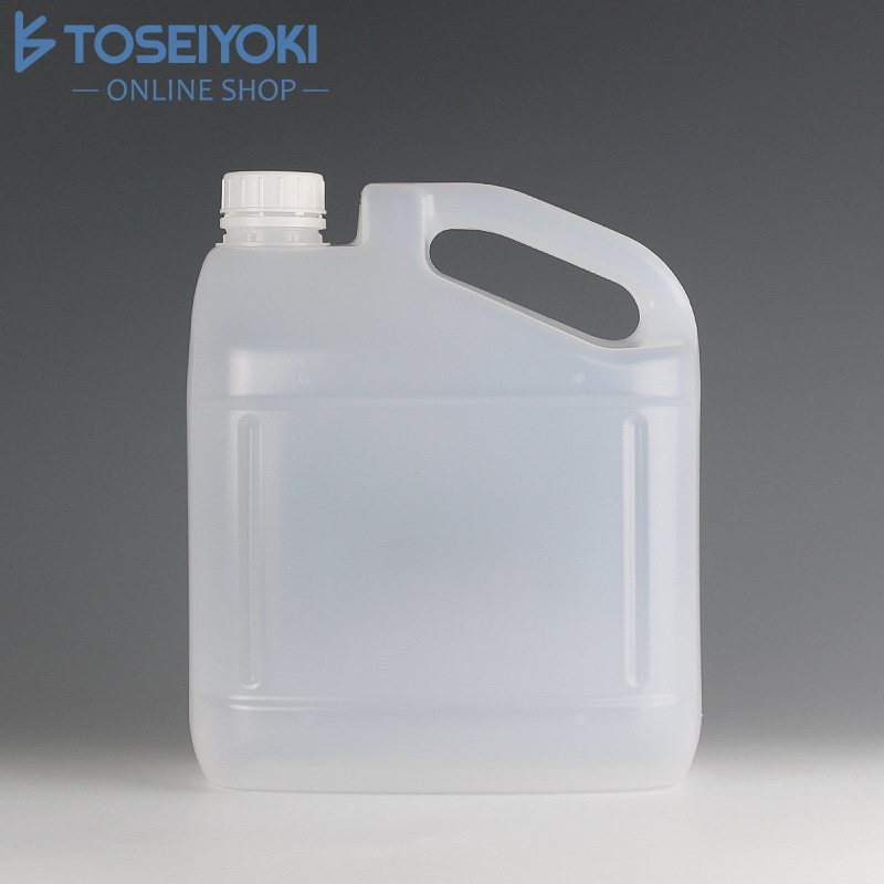 洗剤・電解水向け 4L減容ポリエチレン容器 封印キャップ白セット (24個入)【送料サービス対象外商品】【代引不可】