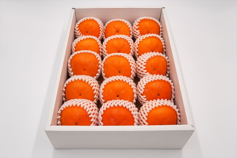 山形県鶴岡産《庄内柿》元祖種なし柿 約3kg/15個入