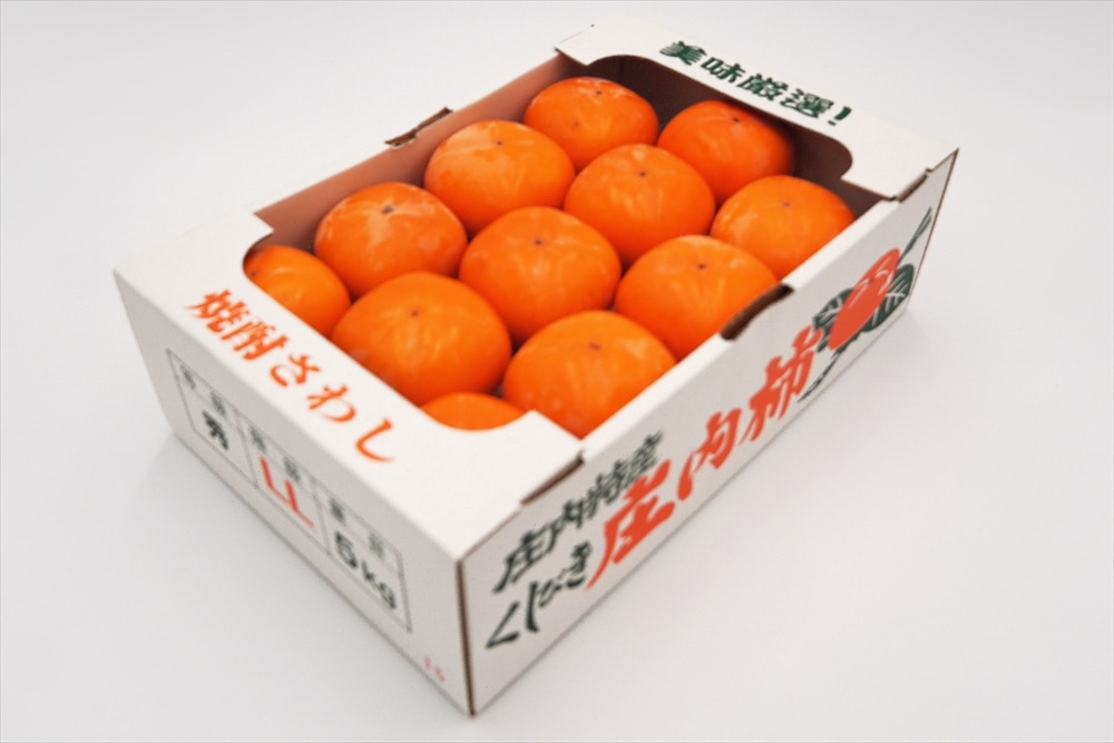 山形県鶴岡産《庄内柿》元祖種なし柿 約5kg/24個入