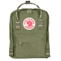 Kanken Mini  (Green-Folk Pattern 620-913)